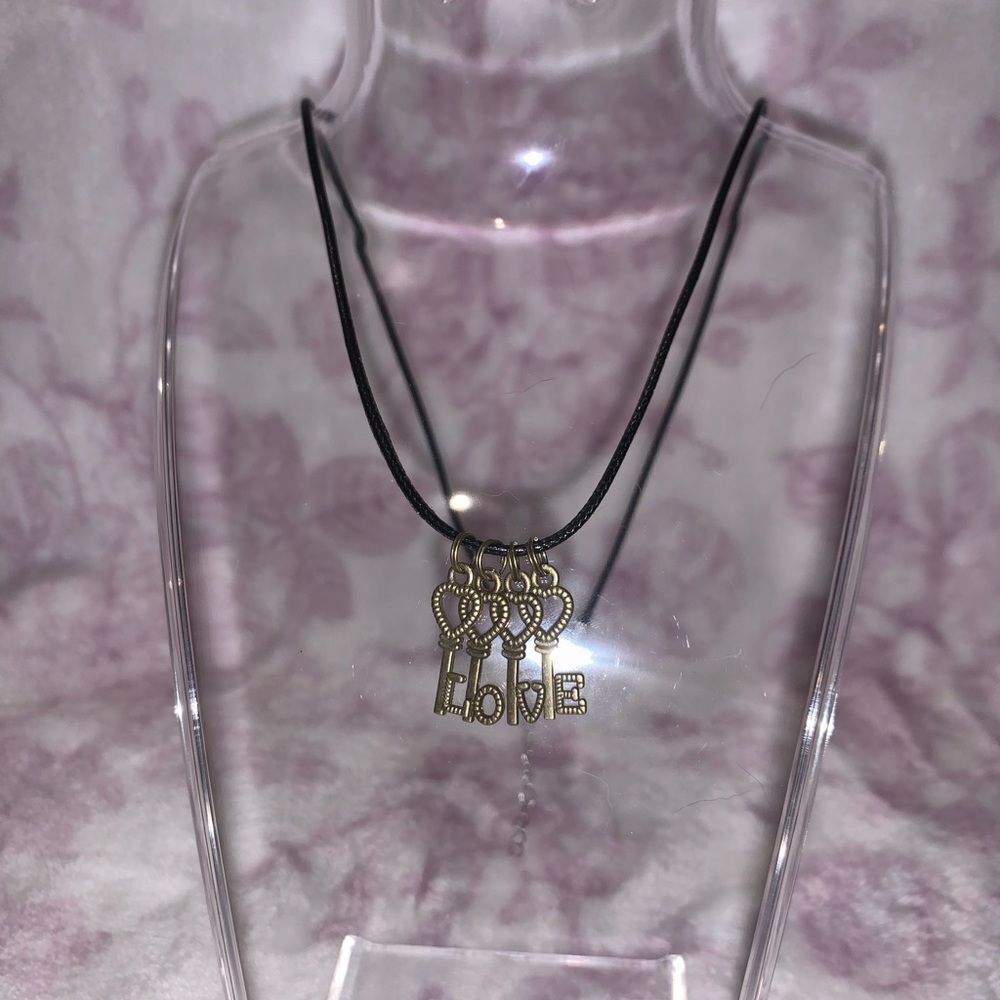 4 Key Love Necklace